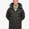 City Chevron Padded Coat