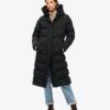 City Chevron Padded Longline Coat