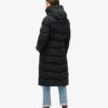 City Chevron Padded Longline Coat
