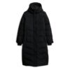 City Chevron Padded Longline Coat