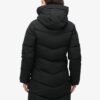 City Chevron Padded Parka Coat