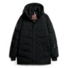 City Chevron Padded Parka Coat