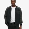 College Graphic Jersey Bomber Jacket