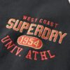 College Script Graphic Jersey Bomber Jacket