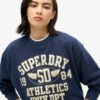 College Script Loose Sweatshirt