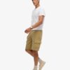 Contrast Stitch Cargo Shorts