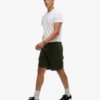 Contrast Stitch Cargo Shorts
