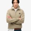 Contrast Stitch Half Zip Sweatshirt