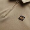 Contrast Stitch Half Zip Sweatshirt