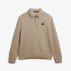 Contrast Stitch Half Zip Sweatshirt