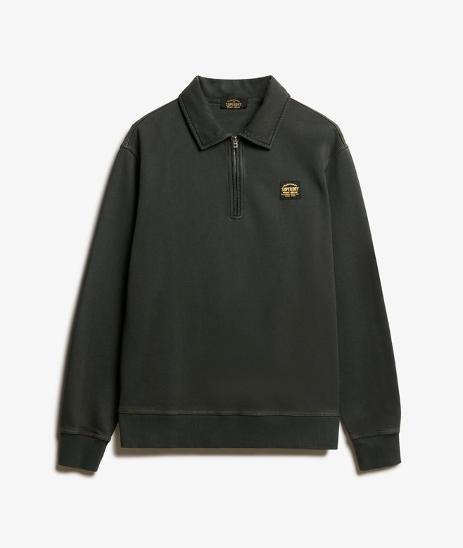 Contrast Stitch Half Zip Sweatshirt Contrast Stitch Half Zip Sweatshirt