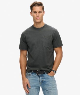 Contrast Stitch Pocket T-Shirt