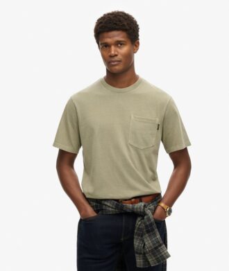 Contrast Stitch Pocket T-Shirt