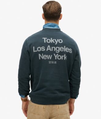 Core Logo City Loose Crew Sweatshirt