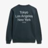 Core Logo City Loose Crew Sweatshirt
