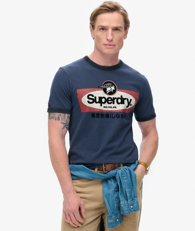 Core Logo Ringer Workwear Graphic T-Shirt Core Logo Ringer Workwear Graphic T-Shirt
