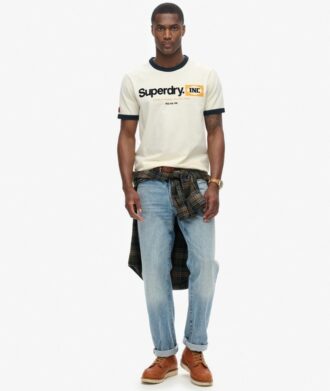 Core Logo Ringer Workwear Graphic T-Shirt