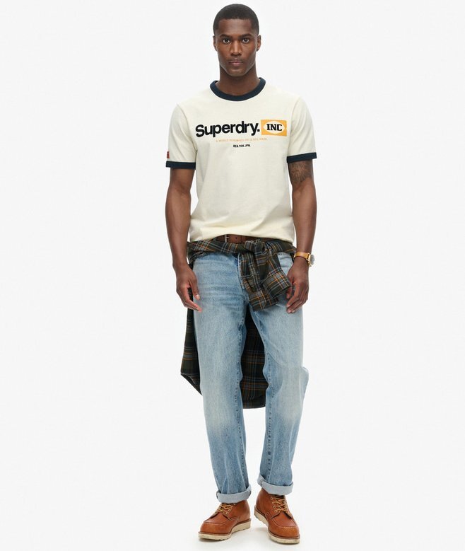 Core Logo Ringer Workwear Graphic T-Shirt Core Logo Ringer Workwear Graphic T-Shirt