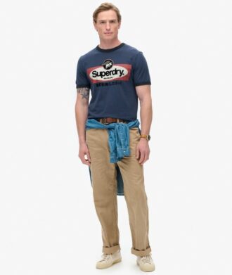 Core Logo Ringer Workwear Graphic T-Shirt