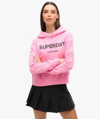 Core Sport Crop Box Hoodie