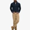 Cotton Classics Half-Zip Knitted Jumper