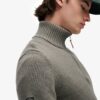 Cotton Classics Half-Zip Knitted Jumper