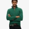 Cotton Classics Half-Zip Knitted Jumper