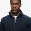 Cotton Classics Half-Zip Knitted Jumper