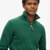 Cotton Classics Half-Zip Knitted Jumper