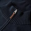 Cotton Classics Half-Zip Knitted Jumper