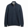 Cotton Classics Half-Zip Knitted Jumper