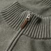 Cotton Classics Half-Zip Knitted Jumper
