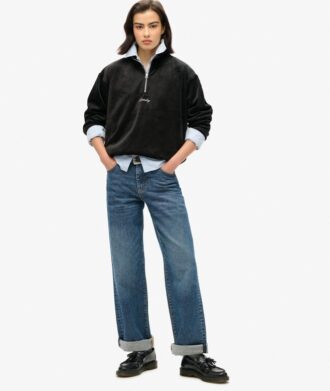Country Club Velour Half-Zip