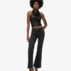 Cowl Halter Neck Sequin Top