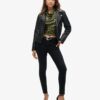 Cowl Halter Neck Sequin Top