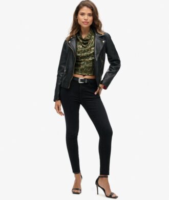 Cowl Halter Neck Sequin Top