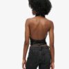 Cowl Halter Neck Sequin Top