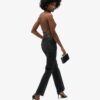 Cowl Halter Neck Sequin Top