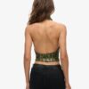 Cowl Halter Neck Sequin Top