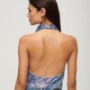 Cowl Neck Halter Sequin Top