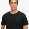 Crew Neck Slub Short Sleeved T-Shirt