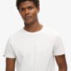 Crew Neck Slub Short Sleeved T-Shirt