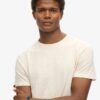Crew Neck Slub Short Sleeved T-Shirt