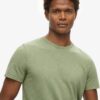 Crew Neck Slub Short Sleeved T-Shirt