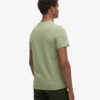 Crew Neck Slub Short Sleeved T-Shirt