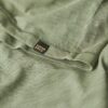 Crew Neck Slub Short Sleeved T-Shirt