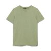 Crew Neck Slub Short Sleeved T-Shirt