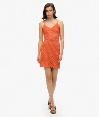 Crochet Cami Mini Dress