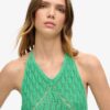 Crochet Halter Maxi Dress