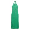 Crochet Halter Maxi Dress